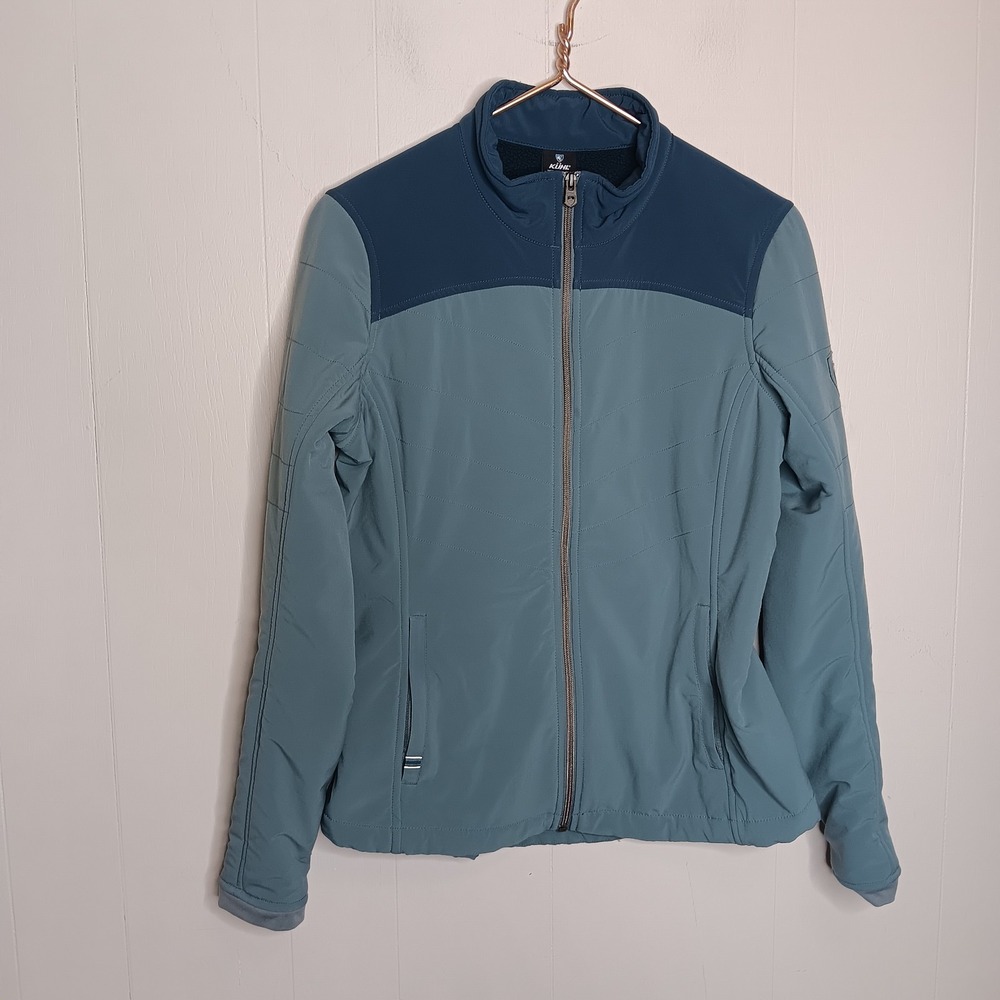 Kuhl Aero Fleece Jacket M Blue Zip Up Zimmer Biomet Legal Rugged Outdoor Utility
